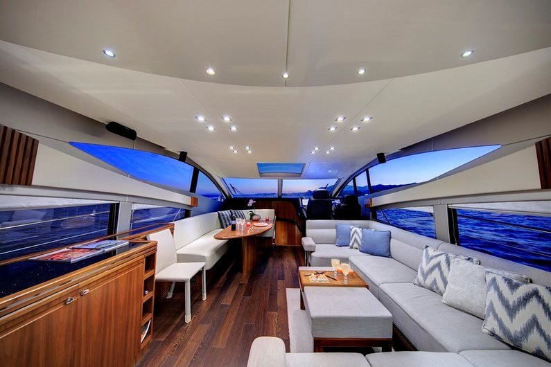 SUNSEEKER 68 SPORT YACHT photo by wayne chasan · all rights reserved · © www.chasan.com