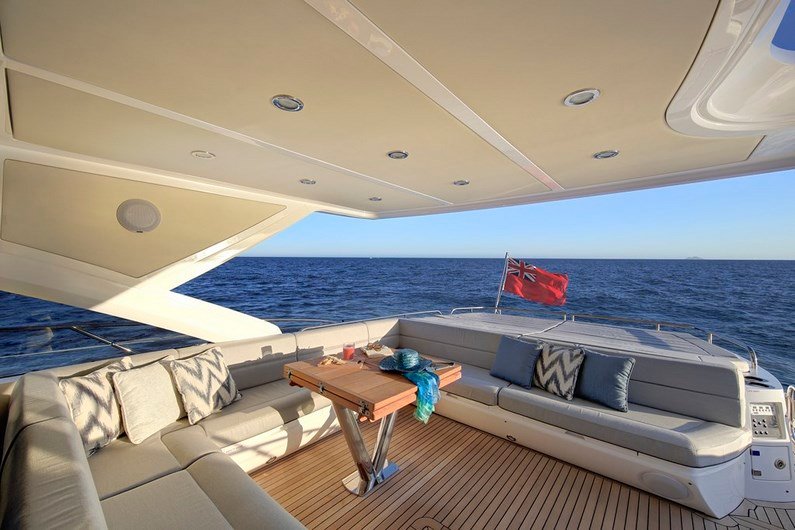 SUNSEEKER 68 SPORT YACHT photo by wayne chasan · all rights reserved · © www.chasan.com